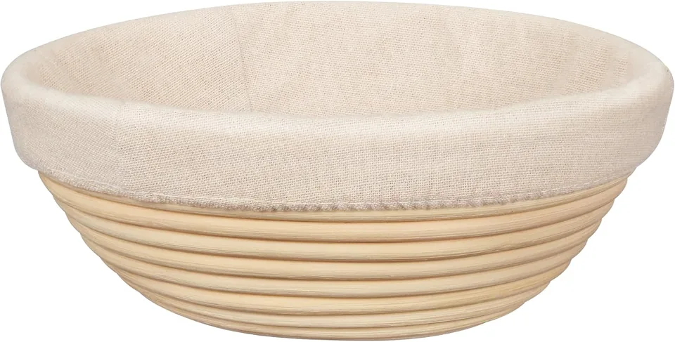 Kootek Round Banneton Proofing Basket with Liner (9-Inch)