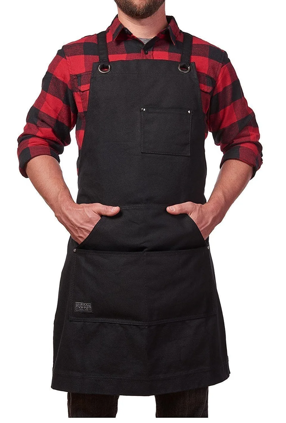 Hudson Durable Goods Waxed Canvas Bib Apron