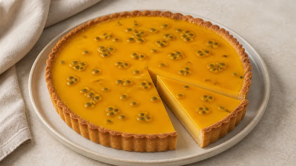 Passionfruit Curd Tart
