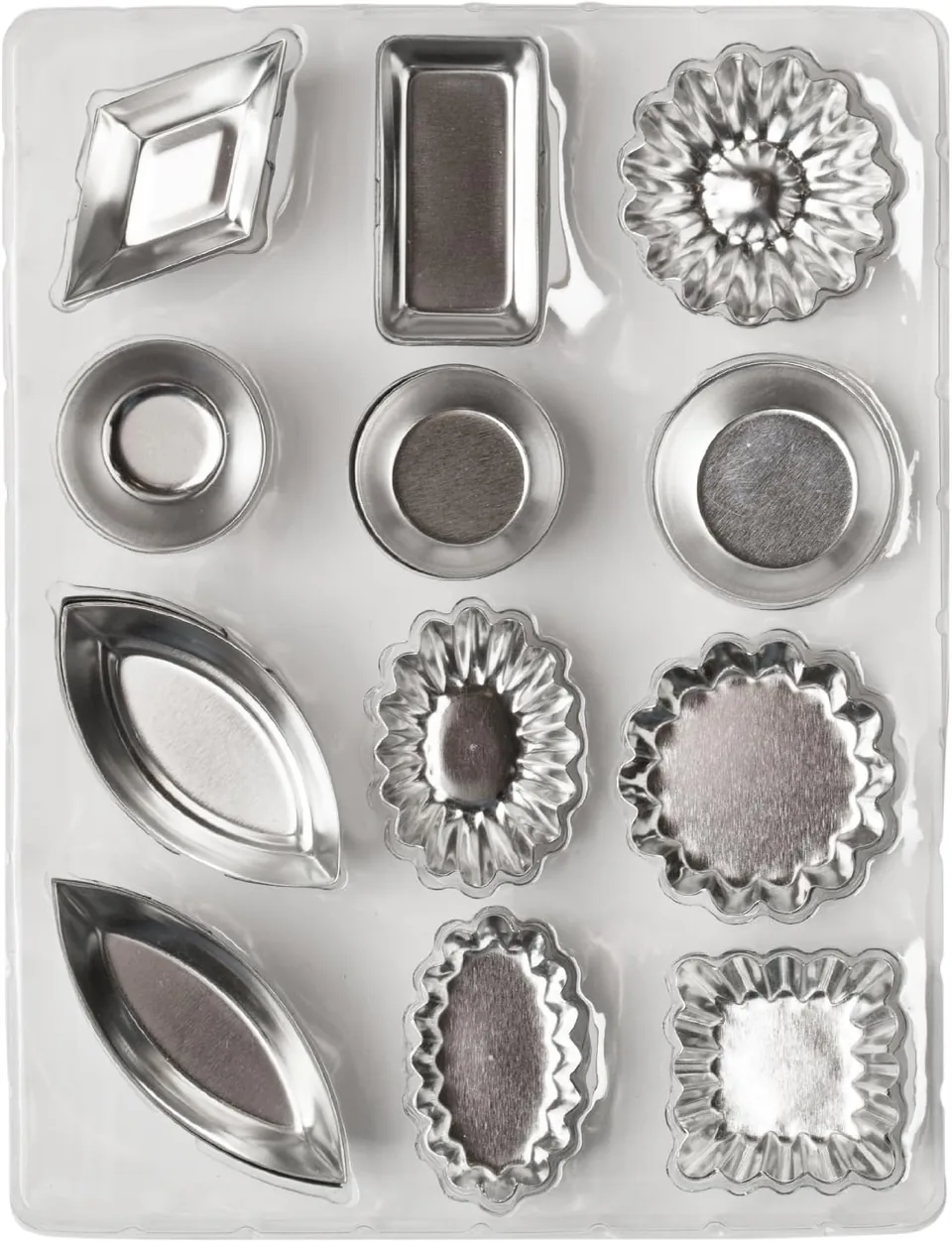 Ateco Tartlet Mold Set (72-Piece, Assorted Shapes)